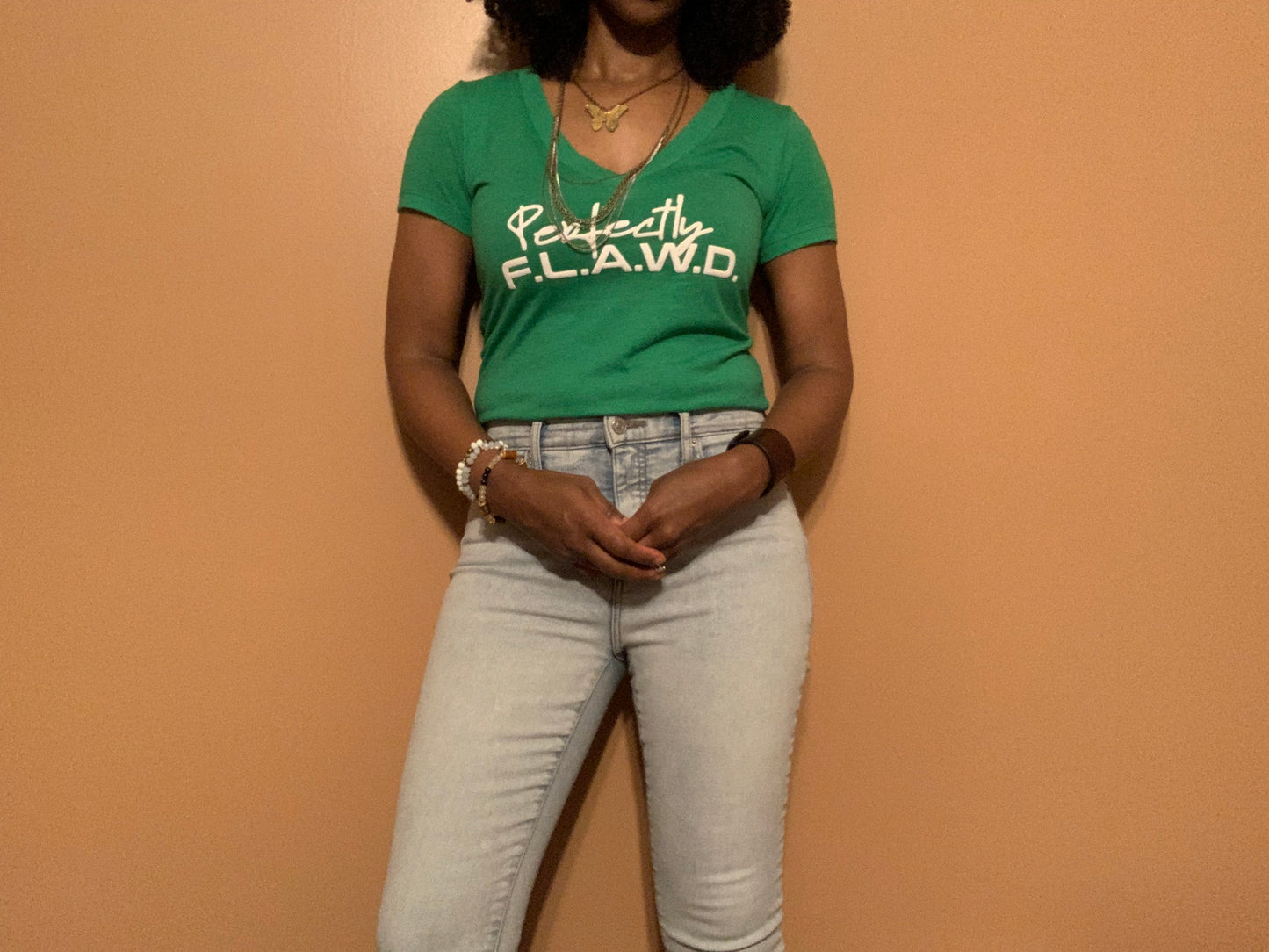 Perfectly F.L.A.W.D. Women's Deep V-Neck